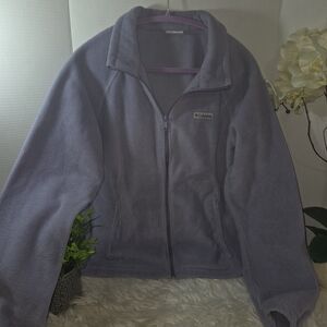 Columbia Women's Lavender Fleece Jacket, Size XL